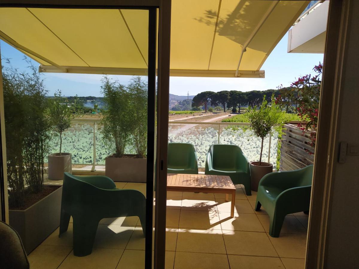 Appartement 4 Personnes, Grande Terrasse, Parking Prive, Wifi Montpellier Bagian luar foto