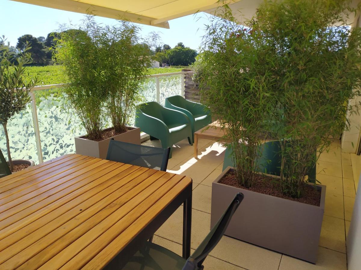 Appartement 4 Personnes, Grande Terrasse, Parking Prive, Wifi Montpellier Bagian luar foto